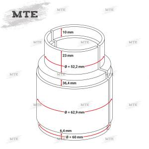 Gabelsimmerringeintreiber 43 mm Gabel Simmerring Dichtring Eintreiber Montage