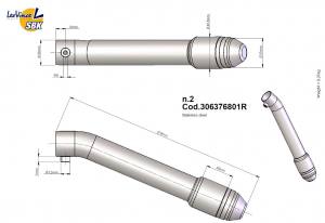 LeoVince Auspuff DB Killer NR 2 306376801R Honda Kawasaki Yamaha