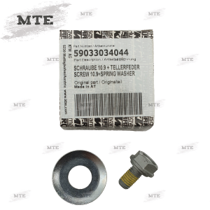 Original KTM Ritzelschraube + Tellerfeder 59033034044