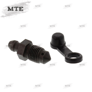 Entlüfternippel Entlüfterventil Entlüftungsschraube Entlüfter M10x1,00mm schwarz