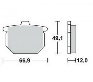 Bremsbeläge  Lucas TRW  MCB 062