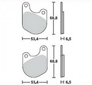 Bremsbeläge  Lucas TRW  MCB 511