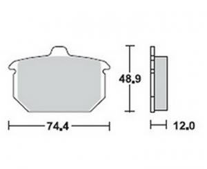 Bremsbeläge  Lucas TRW  MCB 527