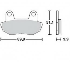 Bremsbeläge  Lucas TRW  MCB 537