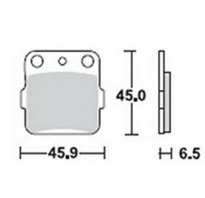 Bremsbeläge  Lucas TRW  MCB 554 SI