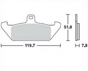 Bremsbeläge  Lucas TRW  MCB 563