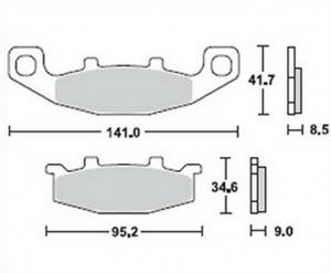 Bremsbeläge TRW MCB569