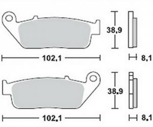 Bremsbeläge  Lucas TRW  MCB 598 CRQ