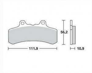 Bremsbeläge  Lucas TRW  MCB 635 RQ