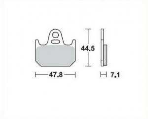 Bremsbeläge  Lucas TRW  MCB 636 LF