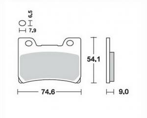 Bremsbeläge  Lucas TRW  MCB 642