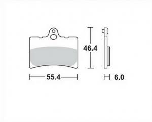 Bremsbeläge  Lucas TRW  MCB 649