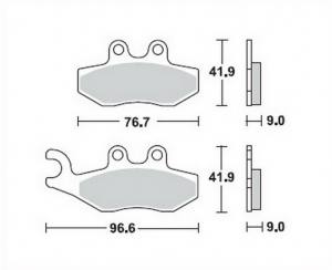 Bremsbeläge  Lucas TRW  MCB 744