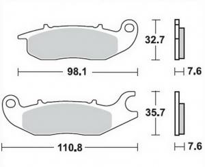 Bremsbeläge  Lucas TRW  MCB 759