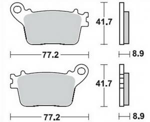 Bremsbeläge  Lucas TRW  MCB 784 SH