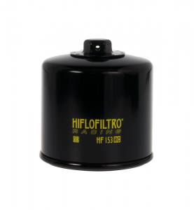 HIFLOFILTRO Ölfilter Schraubkartuschemit Nuss und Bohrung für Sicherungsdraht schwarz HF153RC