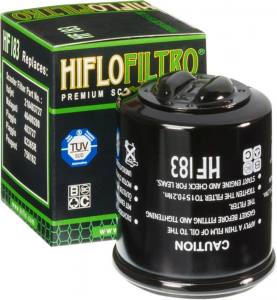 HIFLOFILTRO Ölfilter Schraubkartusche WITH SLOT schwarz für Scooter HF183