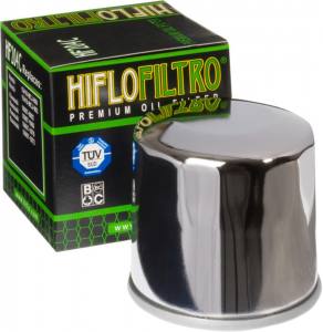 HIFLOFILTRO Ölfilter Schraubkartusche CHROME HF204C