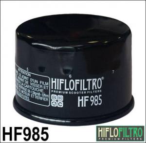 HIFLOFILTRO Ölfilter Schraubkartusche schwarz HF985