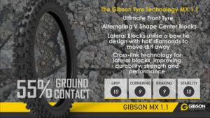 GIBSON® Reifen MX 1.1 FRONT 70/100-19 TT NHS Motocross MX VORN