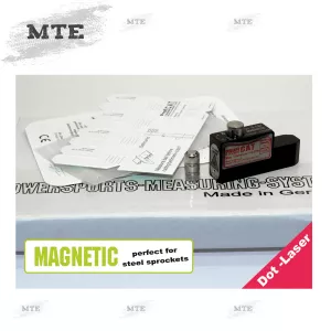 Magnetischer Kettenfluchttester Punktlaser PROFI PRODUCT CAT-DOT-Magnet 12 mm