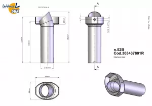 LeoVince Auspuff DB Killer Nr 52B SBK 308437801R Yamaha Suzuki Kawasaki 35mm
