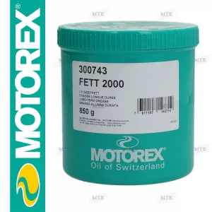 Motorex FETT 2000 Long-Term Grease grün 850g Auto Motorrad Bike Fett