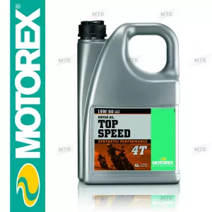 Motorex TOP SPEED 4T 15W/50 4L Motoröl Synthetic Performance