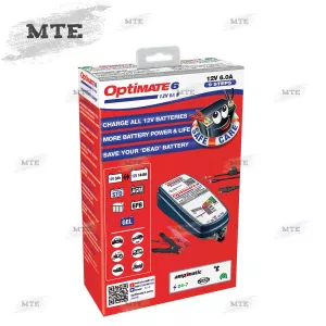  TECMATE Ampmatic Batterie Ladegerät 9-stufig 12V 6A Blei-Säure TM360