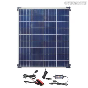Optimate Solar Panel 80W 12V Batterie Ladegerät KFZ Wohnmobil Camping Boot Tecmate