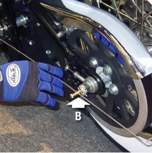 MOTION PRO Radfluchtwerkzeug passend für Harley Dyna 08-0368