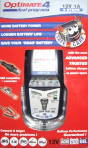 TECMATE Optimate 4 Dual Batterie Ladegerät 12V 1A TM340