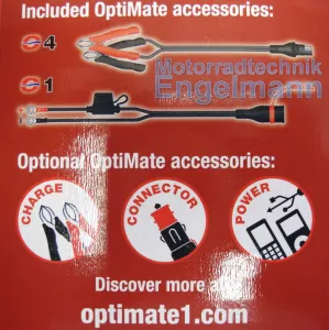 Tecmate Optimate  Lithium  0.8A TM-470 LiFePO4 Batterieladegerät