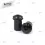 8 x Verkleidungsschraube M5 x 15mm Alu schwarz eloxiert mit Gummimuttern SSK155