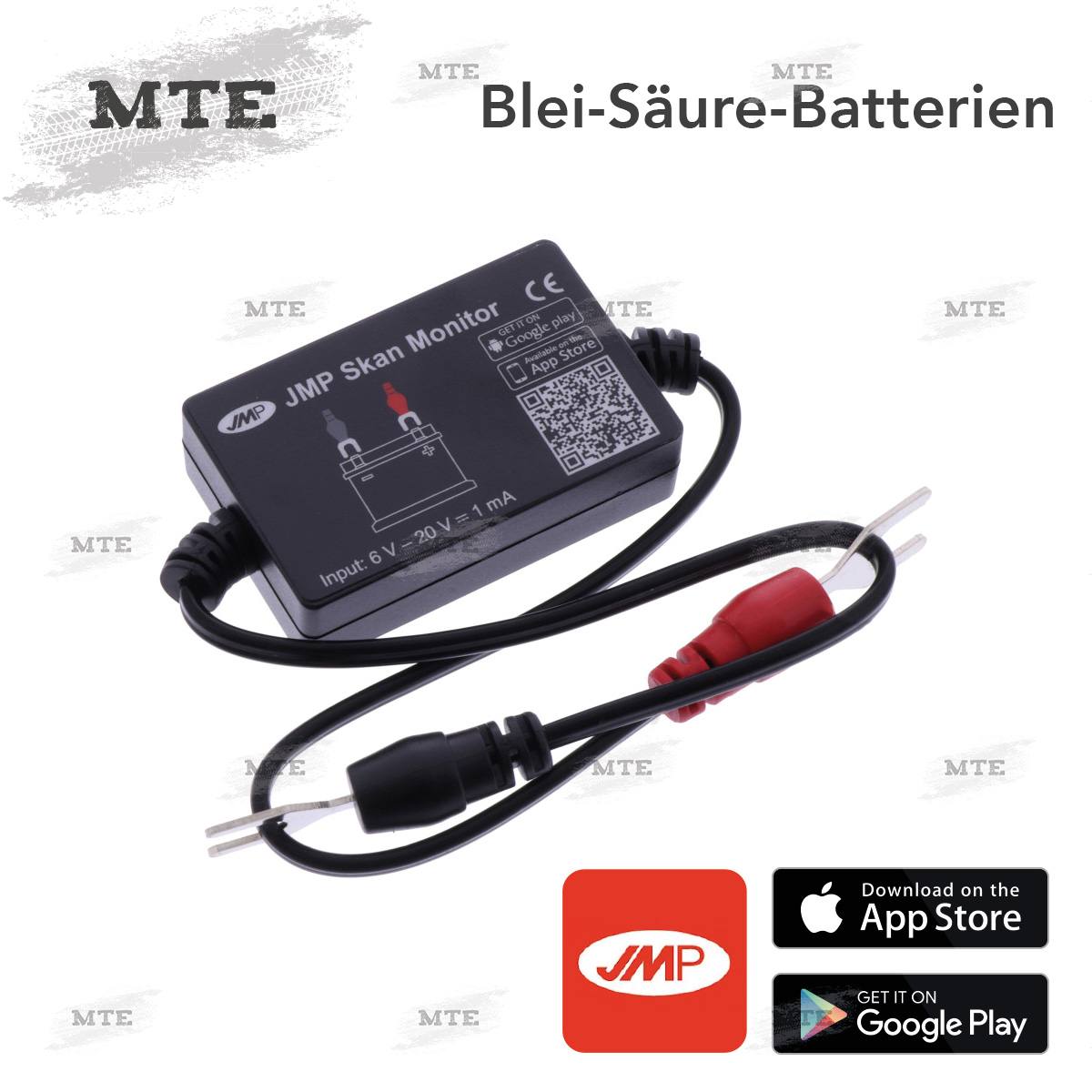 JMP Batterie Monitor mit Bluetooth für Smartphone mit App