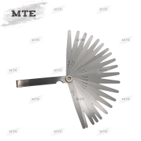 Fühllehre 0,10 - 0,50 mm in 0,02 mm Schritten 21-teilig Abstand Fühlerlehre Satz