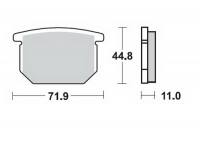 Bremsbeläge  Lucas TRW  MCB 501