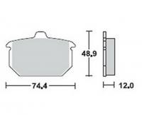 Bremsbeläge  Lucas TRW  MCB 527