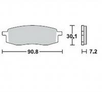 Bremsbeläge  Lucas TRW  MCB 549