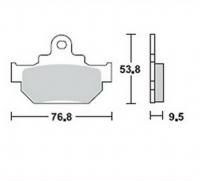 Bremsbeläge  Lucas TRW  MCB 551