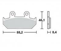 Bremsbeläge  Lucas TRW  MCB 571