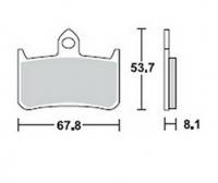 Bremsbeläge  Lucas TRW  MCB 593