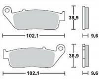 Bremsbeläge  Lucas TRW  MCB 599 SH