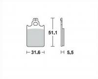 Bremsbeläge  Lucas TRW  MCB 651