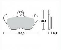 Bremsbeläge  Lucas TRW  MCB 680