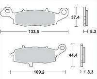 Bremsbeläge  Lucas TRW  MCB 681 SV