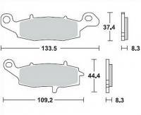 Bremsbeläge  Lucas TRW  MCB 682