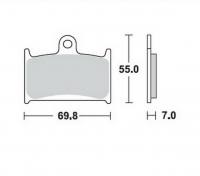 Bremsbeläge  Lucas TRW  MCB 690