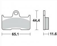 Bremsbeläge  Lucas TRW  MCB 756RSI