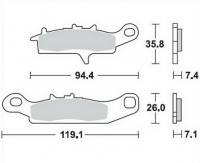 Bremsbeläge  Lucas TRW  MCB 757RSI